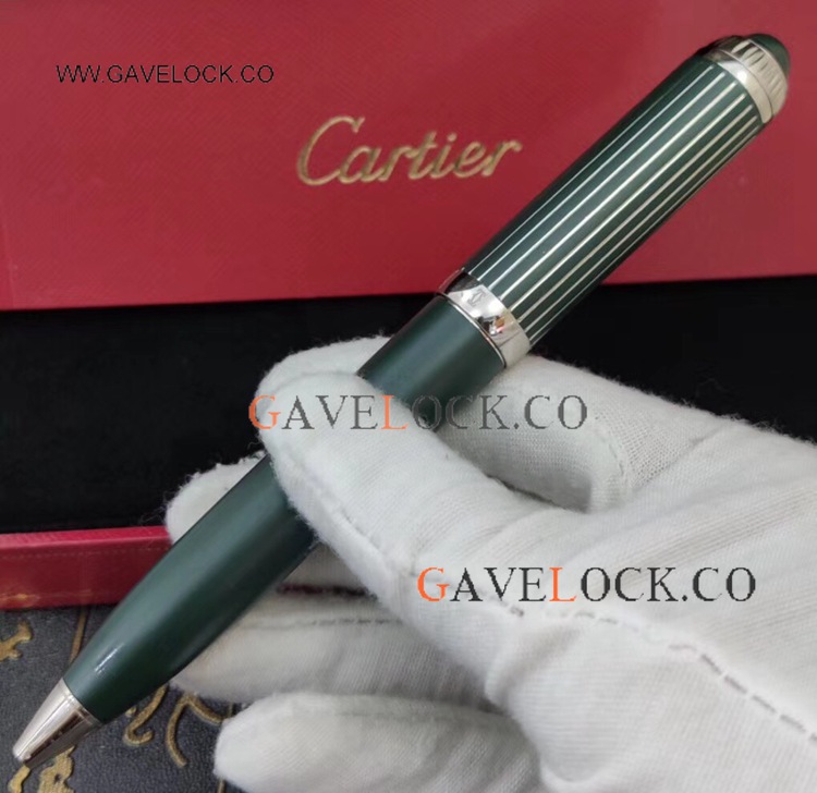 Replica Cartier Roadster Green Ballpoint Pen - Wholesale